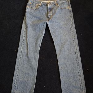 501 Levi Button Fly Jeans
